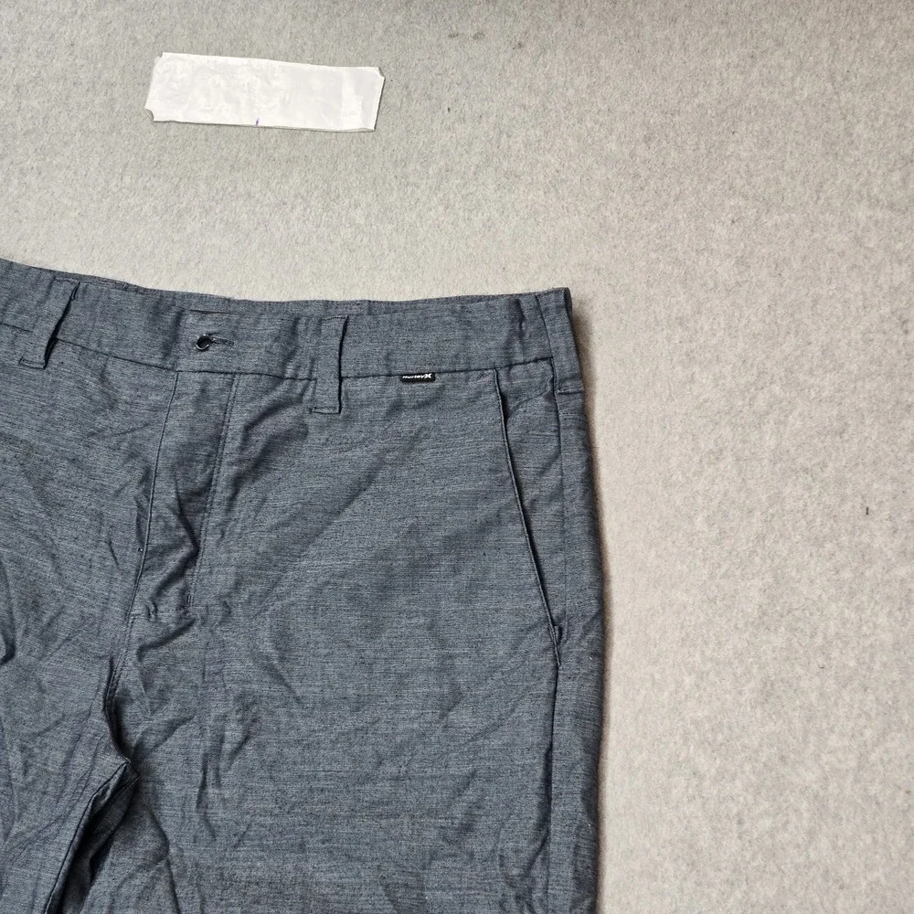 Hurley Men Shorts 33 Blue Chino Casual 10